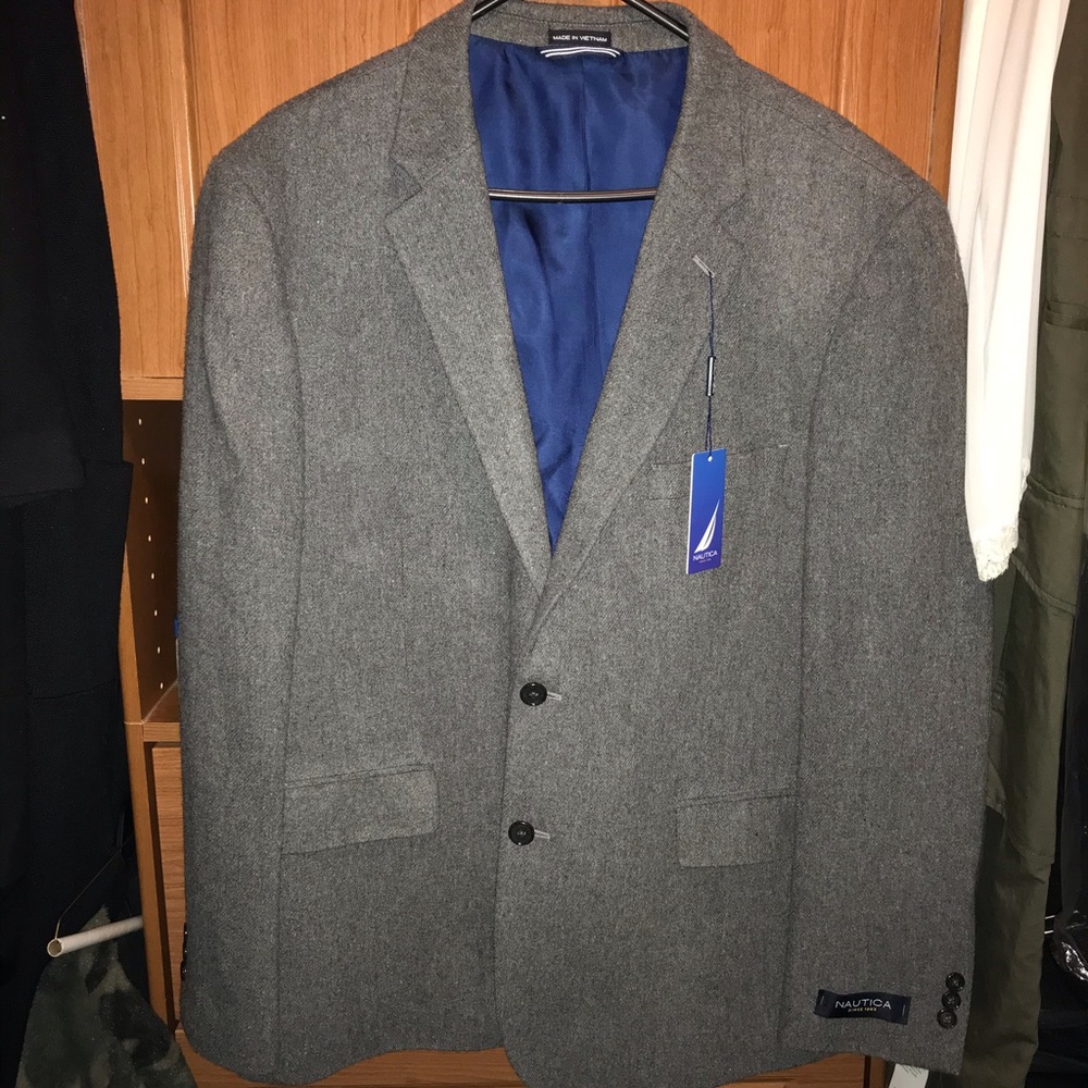 Grey Nautica Blazer